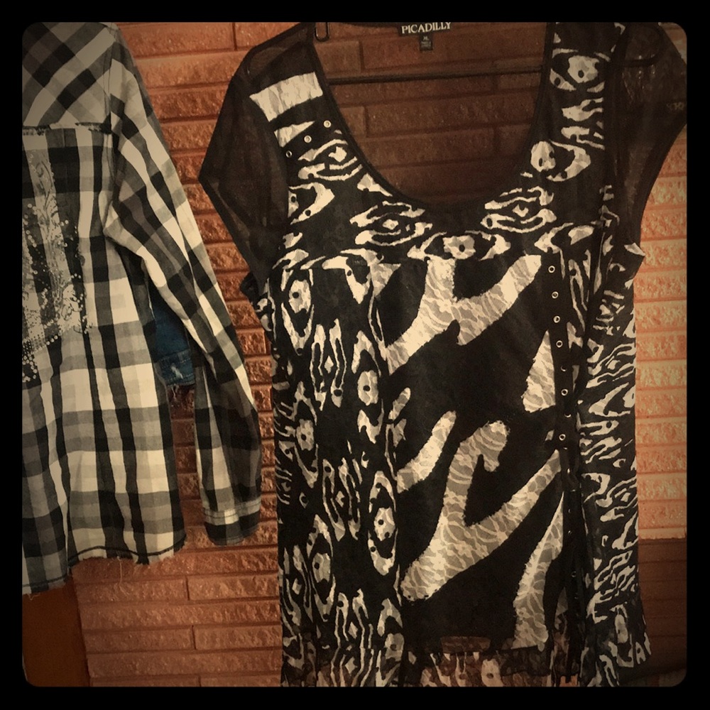 Supercute zebra print tunic